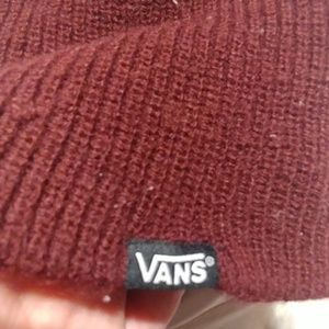 Vans Accessories - Vans Burgundy Beanie Vans Accessories - Vans Burgundy Beanie